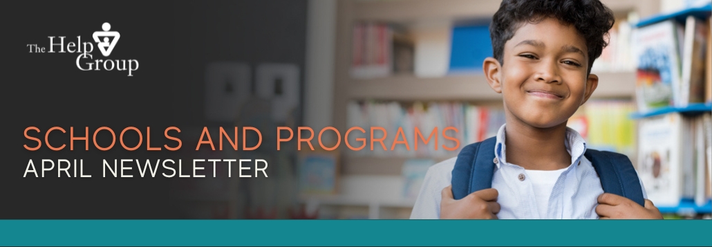 Schools and Programs Newsletter April 2023 header